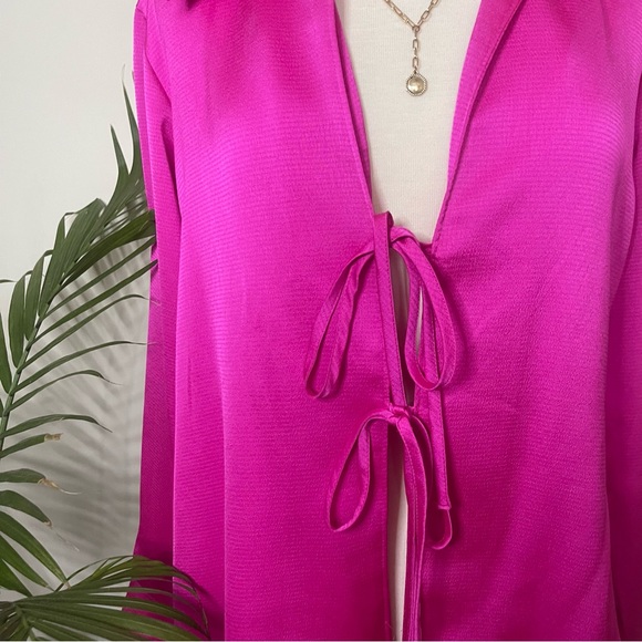NWT Hot Pink Wild Fable Blouse - Picture 2 of 5